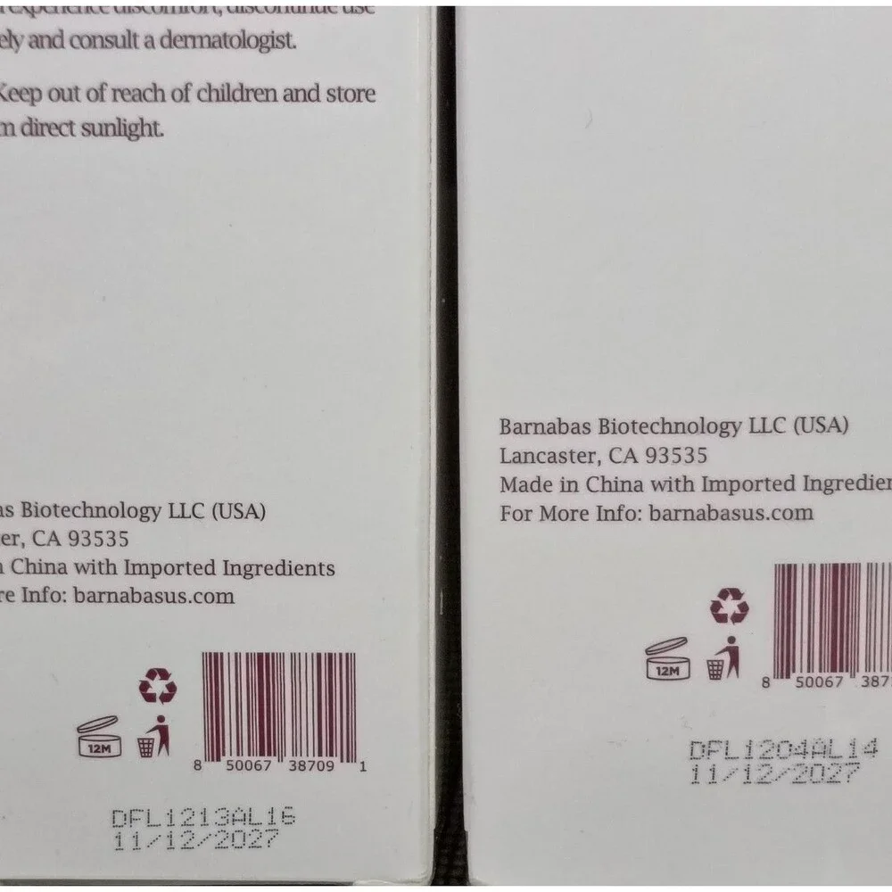 Barnabas Smoothing &Firming Egyptian Jasmine Toner & Lotion NEW